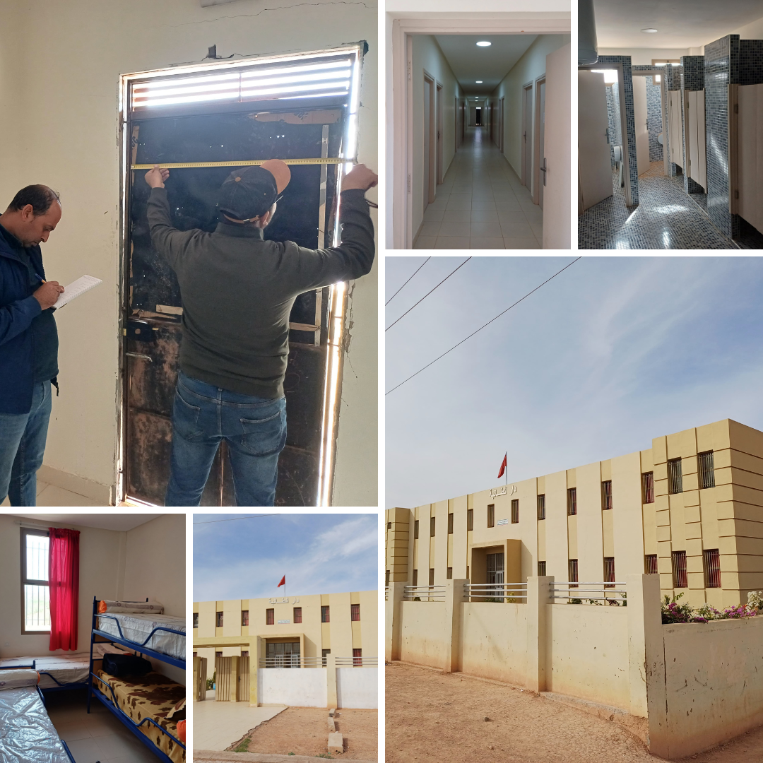 بتاريخ السبت 07 دجنبر 2024، انطلاق عملية تزيين وتأهيل دار الطالبة الطلوح، عبر تنظيم زيارة ميدانية للوقوف على الوضعية الآنية لدار الطالبة ومناقشة الإمكانات المتاحة للاشتغال وتطوير الفضاء. كما تم عقد لقاء تواصلي مع رئيس الجمعية المسيرة والأطر الإدارية والتربوية لتحديد الاحتياجات المتعلقة بالمجال التربوي والثقافي والرياضي وتحسين الخدمات مع اقتراح برامج وأنشطة يمكن الاشتغال عليها مستقبلا.